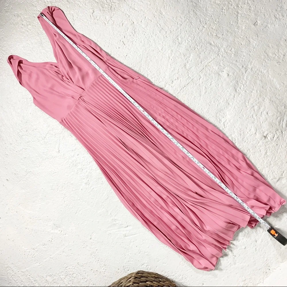 Vince Twist Front Pleated Midi Dress - Picture 11 of 16